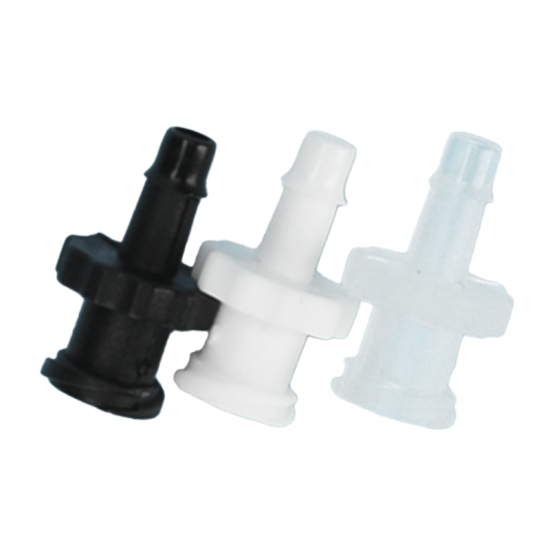 Φ4 tube connector  JH-W-W-4 (White/Transparent)