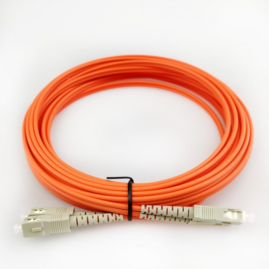 2 Lines Optical Fiber (7m SC Square Connetor-Gray-Multi-Film)