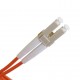 2 Lines Optical Fiber (7m LC Square Connetor-Gray-Multi-Film)