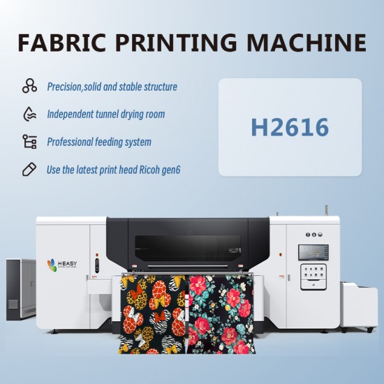 H·EASY H2616 Dual-feed Digital Fabric Printer（with electric drying room）