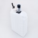 Large ink barrels white 3.5L ink tank float motor solvent ink tank 3.5L