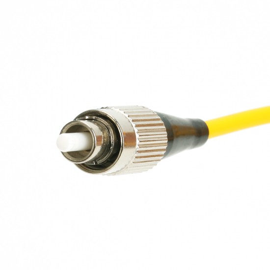 1 line optical fiber black round connector 3m data cable