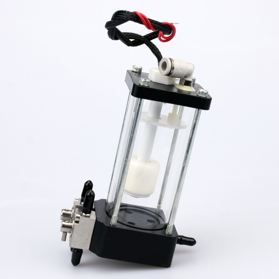 single glass 90mm with steel + solenoid valve